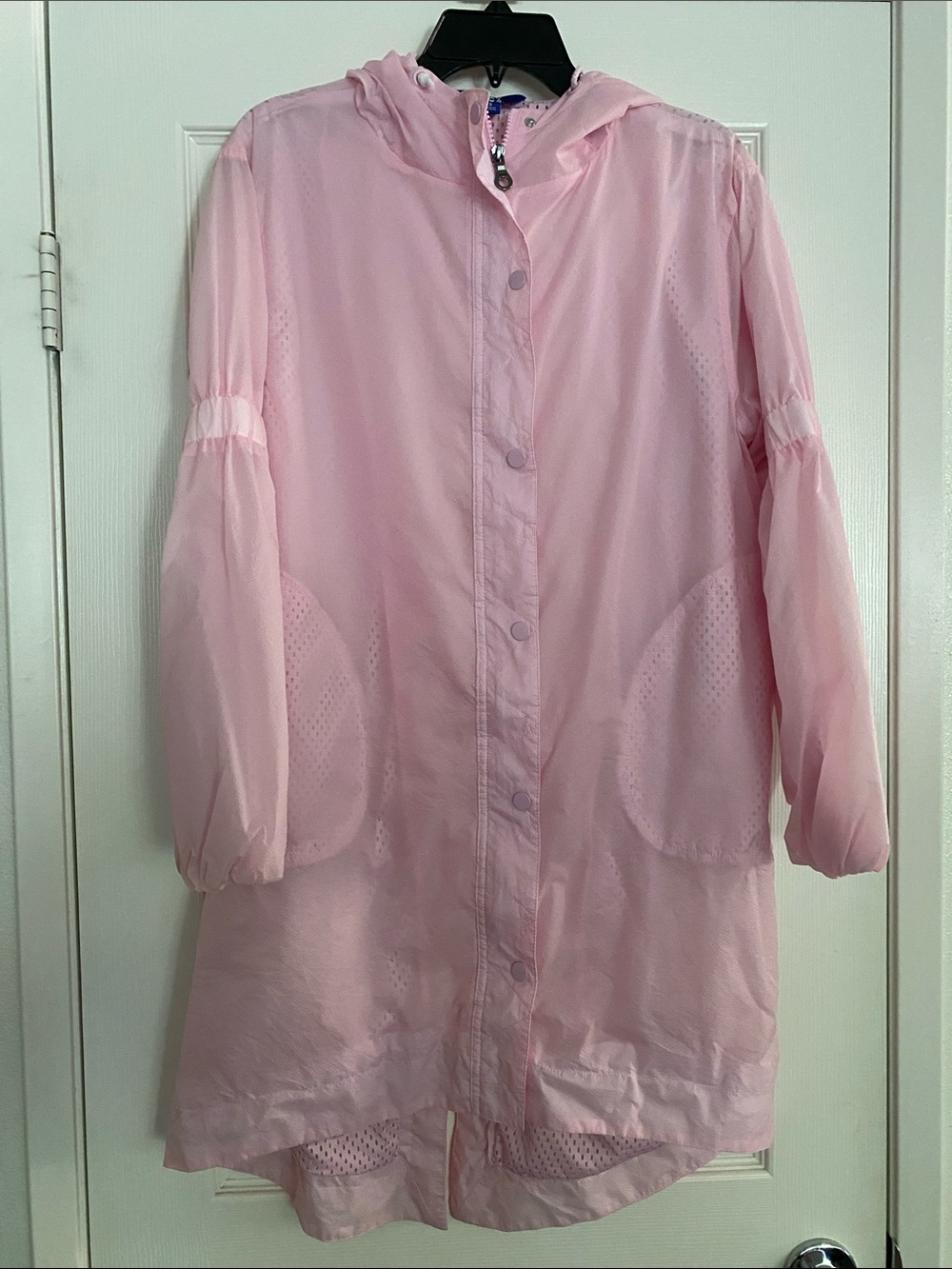 JoyLab Light Pink Hooded Windbreaker Jacket
